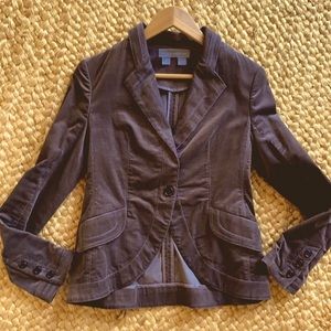 Proenza Schouler brown pinwale blazer size 8